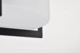 Flush Mount Nuvo 60-8054 Roselle - 15 Inch Flush Mount - Matte Black with White Glass Nuvo