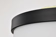 Flush Mount Nuvo 60-8054 Roselle - 15 Inch Flush Mount - Matte Black with White Glass Nuvo