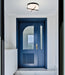 Flush Mount Nuvo 60-8054 Roselle - 15 Inch Flush Mount - Matte Black with White Glass Nuvo