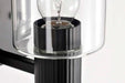 Vanity Nuvo 60-8061 Clarksville - 1 Light Vanity - Matte Black with Clear Glass Nuvo