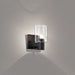 Vanity Nuvo 60-8061 Clarksville - 1 Light Vanity - Matte Black with Clear Glass Nuvo