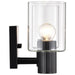 Vanity Nuvo 60-8062 Clarksville - 2 Light Vanity - Matte Black with Clear Glass Nuvo