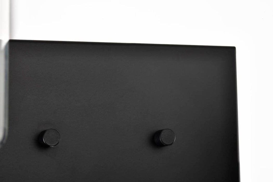 Vanity Nuvo 60-8062 Clarksville - 2 Light Vanity - Matte Black with Clear Glass Nuvo
