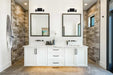 Vanity Nuvo 60-8062 Clarksville - 2 Light Vanity - Matte Black with Clear Glass Nuvo
