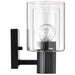 Vanity Nuvo 60-8063 Clarksville - 3 Light Vanity - Matte Black with Clear Glass Nuvo