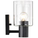 Vanity Nuvo 60-8063 Clarksville - 3 Light Vanity - Matte Black with Clear Glass Nuvo