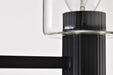 Vanity Nuvo 60-8063 Clarksville - 3 Light Vanity - Matte Black with Clear Glass Nuvo