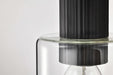 Mini Pendant Nuvo 60-8064 Clarksville - 5 Inch Mini Pendant - Matte Black with Clear Glass Nuvo