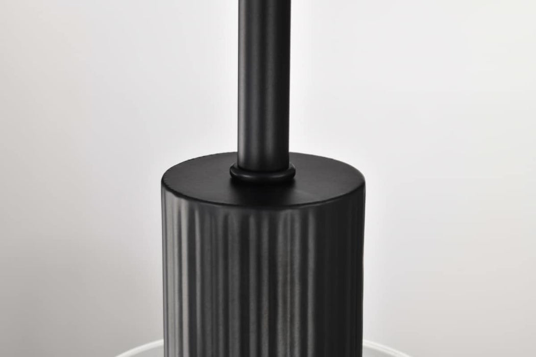 Mini Pendant Nuvo 60-8064 Clarksville - 5 Inch Mini Pendant - Matte Black with Clear Glass Nuvo