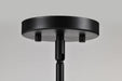 Mini Pendant Nuvo 60-8064 Clarksville - 5 Inch Mini Pendant - Matte Black with Clear Glass Nuvo