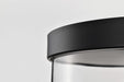 Flush Mount Nuvo 60-8065 Clarksville - 15 Inch Flush Mount - Matte Black with Clear Glass Nuvo