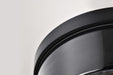 Flush Mount Nuvo 60-8065 Clarksville - 15 Inch Flush Mount - Matte Black with Clear Glass Nuvo