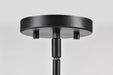 Chandelier Nuvo 60-8066 Clarksville - 28 Inch 5 Light Chandelier - Matte Black with Clear Glass Nuvo