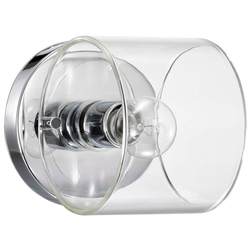 Vanity Nuvo 60-8071 Marlowe - 1 Light Vanity - Polished Nickel with Clear Glass - Polished Nickel Finish Nuvo