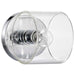 Vanity Nuvo 60-8071 Marlowe - 1 Light Vanity - Polished Nickel with Clear Glass - Polished Nickel Finish Nuvo