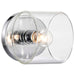 Vanity Nuvo 60-8071 Marlowe - 1 Light Vanity - Polished Nickel with Clear Glass - Polished Nickel Finish Nuvo