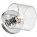 Vanity Nuvo 60-8071 Marlowe - 1 Light Vanity - Polished Nickel with Clear Glass - Polished Nickel Finish Nuvo