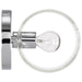 Vanity Nuvo 60-8071 Marlowe - 1 Light Vanity - Polished Nickel with Clear Glass - Polished Nickel Finish Nuvo