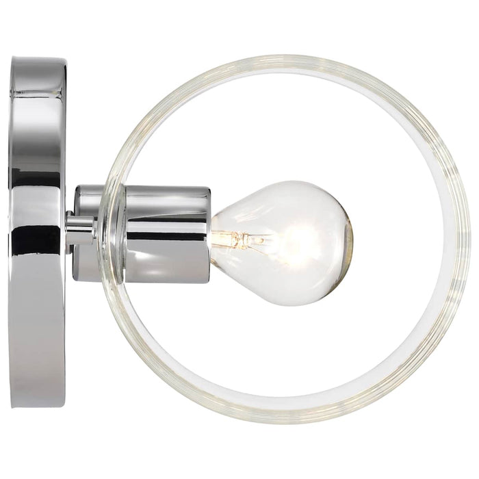 Vanity Nuvo 60-8071 Marlowe - 1 Light Vanity - Polished Nickel with Clear Glass - Polished Nickel Finish Nuvo
