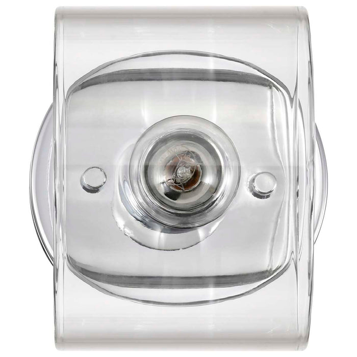 Vanity Nuvo 60-8071 Marlowe - 1 Light Vanity - Polished Nickel with Clear Glass - Polished Nickel Finish Nuvo