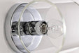 Vanity Nuvo 60-8071 Marlowe - 1 Light Vanity - Polished Nickel with Clear Glass - Polished Nickel Finish Nuvo