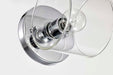 Vanity Nuvo 60-8071 Marlowe - 1 Light Vanity - Polished Nickel with Clear Glass - Polished Nickel Finish Nuvo