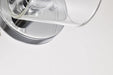 Vanity Nuvo 60-8071 Marlowe - 1 Light Vanity - Polished Nickel with Clear Glass - Polished Nickel Finish Nuvo