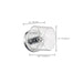 Vanity Nuvo 60-8071 Marlowe - 1 Light Vanity - Polished Nickel with Clear Glass - Polished Nickel Finish Nuvo