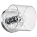 Vanity Nuvo 60-8071 Marlowe - 1 Light Vanity - Polished Nickel with Clear Glass - Polished Nickel Finish Nuvo
