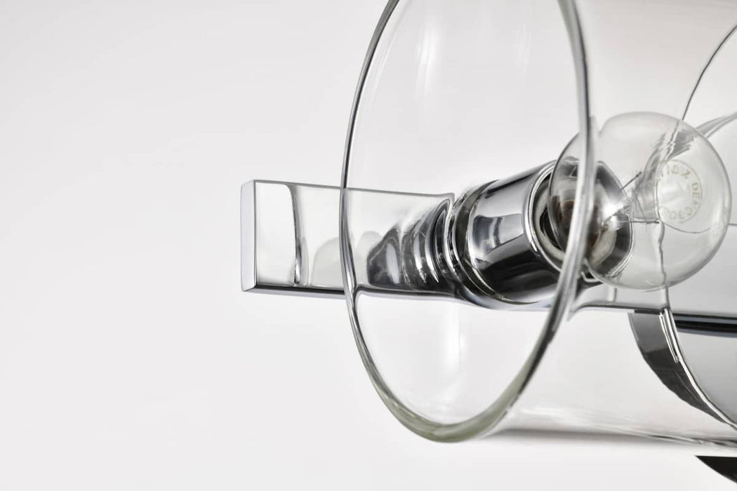 Vanity Nuvo 60-8072 Marlowe - 2 Light Vanity - Polished Nickel with Clear Glass - Polished Nickel Finish Nuvo