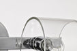 Vanity Nuvo 60-8072 Marlowe - 2 Light Vanity - Polished Nickel with Clear Glass - Polished Nickel Finish Nuvo