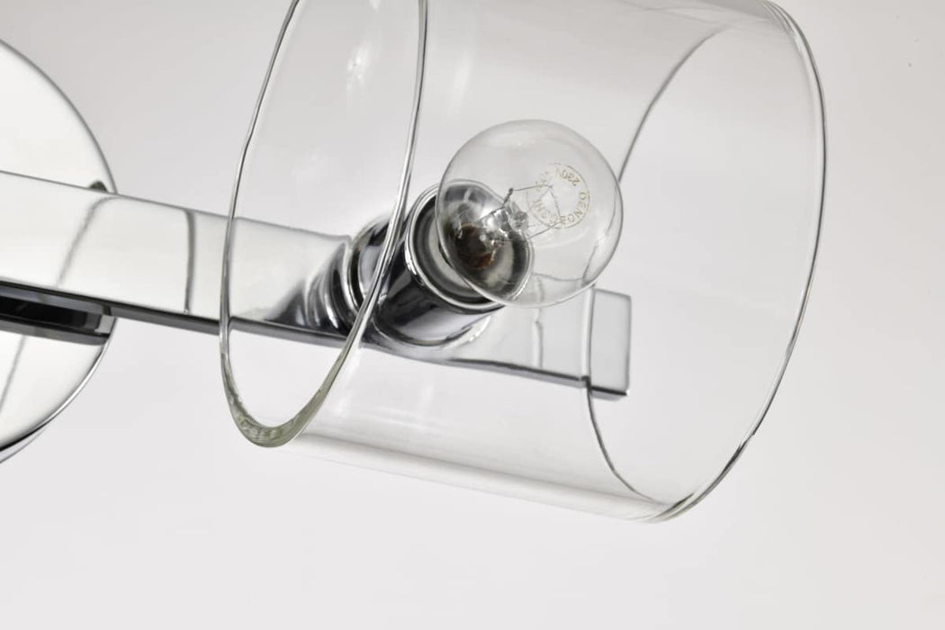 Vanity Nuvo 60-8072 Marlowe - 2 Light Vanity - Polished Nickel with Clear Glass - Polished Nickel Finish Nuvo