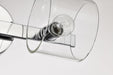 Vanity Nuvo 60-8072 Marlowe - 2 Light Vanity - Polished Nickel with Clear Glass - Polished Nickel Finish Nuvo