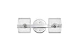 Vanity Nuvo 60-8072 Marlowe - 2 Light Vanity - Polished Nickel with Clear Glass - Polished Nickel Finish Nuvo