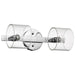 Vanity Nuvo 60-8072 Marlowe - 2 Light Vanity - Polished Nickel with Clear Glass - Polished Nickel Finish Nuvo