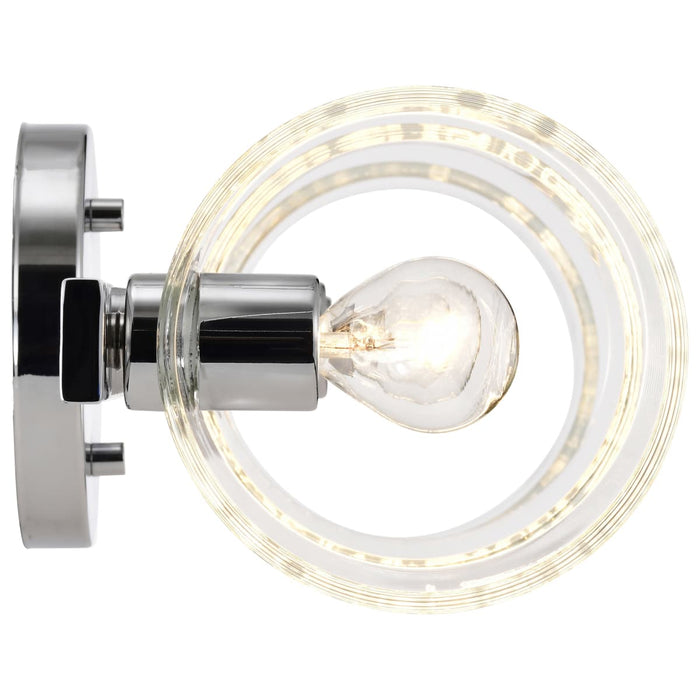 Vanity Nuvo 60-8073 Marlowe - 3 Light Vanity - Polished Nickel with Clear Glass - Polished Nickel Finish Nuvo