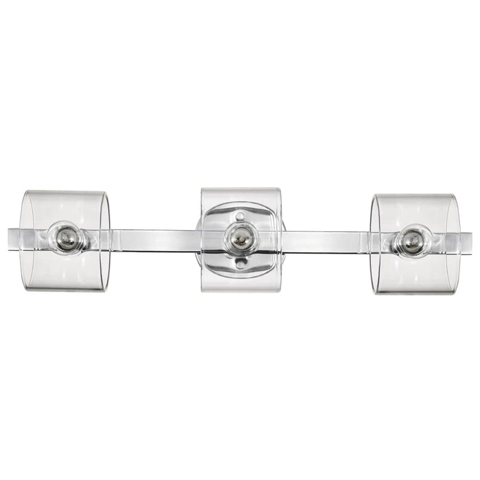 Vanity Nuvo 60-8073 Marlowe - 3 Light Vanity - Polished Nickel with Clear Glass - Polished Nickel Finish Nuvo