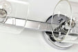 Vanity Nuvo 60-8073 Marlowe - 3 Light Vanity - Polished Nickel with Clear Glass - Polished Nickel Finish Nuvo