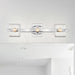 Vanity Nuvo 60-8073 Marlowe - 3 Light Vanity - Polished Nickel with Clear Glass - Polished Nickel Finish Nuvo