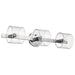 Vanity Nuvo 60-8073 Marlowe - 3 Light Vanity - Polished Nickel with Clear Glass - Polished Nickel Finish Nuvo