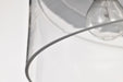 Flush Mount Nuvo 60-8074 Marlowe - 15 Inch Flush Mount - Polished Nickel with Clear Glass - Polished Nickel Finish Nuvo