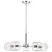 Chandelier Nuvo 60-8075 Marlowe - 28 Inch 5 Light Chandelier - Polished Nickel with Clear Glass - Polished Nickel Finish Nuvo