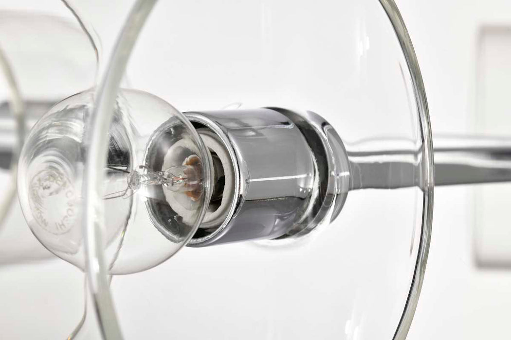 Chandelier Nuvo 60-8075 Marlowe - 28 Inch 5 Light Chandelier - Polished Nickel with Clear Glass - Polished Nickel Finish Nuvo