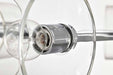 Chandelier Nuvo 60-8075 Marlowe - 28 Inch 5 Light Chandelier - Polished Nickel with Clear Glass - Polished Nickel Finish Nuvo