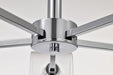 Chandelier Nuvo 60-8075 Marlowe - 28 Inch 5 Light Chandelier - Polished Nickel with Clear Glass - Polished Nickel Finish Nuvo