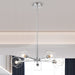 Chandelier Nuvo 60-8075 Marlowe - 28 Inch 5 Light Chandelier - Polished Nickel with Clear Glass - Polished Nickel Finish Nuvo