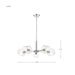 Chandelier Nuvo 60-8075 Marlowe - 28 Inch 5 Light Chandelier - Polished Nickel with Clear Glass - Polished Nickel Finish Nuvo