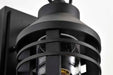Wall Lantern Nuvo 60-8101 Wilton - 1 Light Small Wall Lantern - Matte Black with Clear Seeded Glass Nuvo