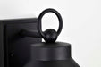 Wall Lantern Nuvo 60-8102 Wilton - 1 Light Medium Wall Lantern - Matte Black with Clear Seeded Glass Nuvo