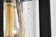 Wall Lantern Nuvo 60-8102 Wilton - 1 Light Medium Wall Lantern - Matte Black with Clear Seeded Glass Nuvo